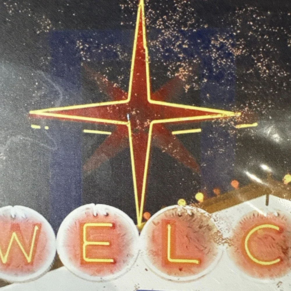 TIN SIGN Welcome to Las Vegas‎ Hotel Casino Metal Décor Wall Art Mancave Bar NIP